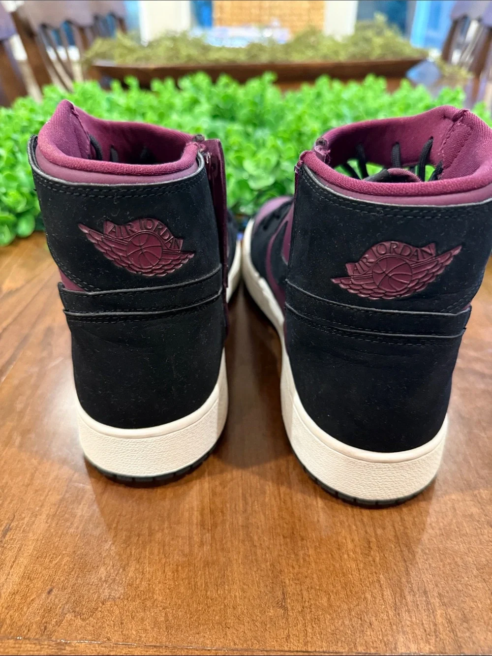 ***New*** Nike Women’s High-Top Sneakers in Burgundy and Black